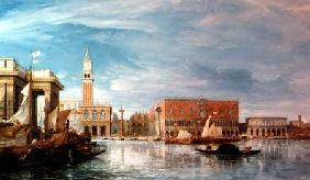 Vista del Molo e di Palazzo Ducale a Venezia