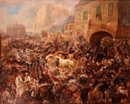 The Horse Fair in the Grass Market a James Howe