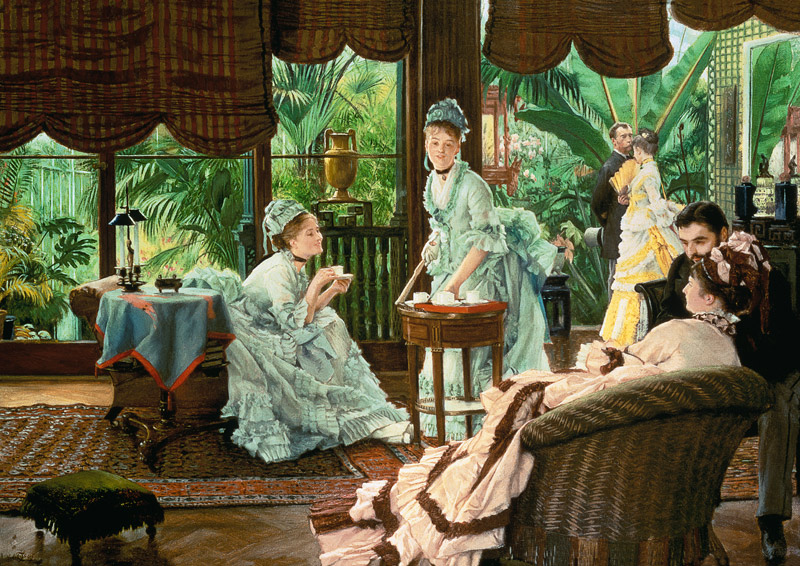 In the Conservatory (The Rivals) a James Jacques Tissot