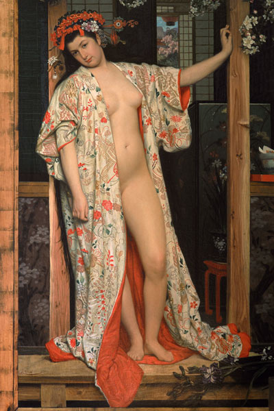 J.Tissot, Japanese Lady in the bath a James Jacques Tissot