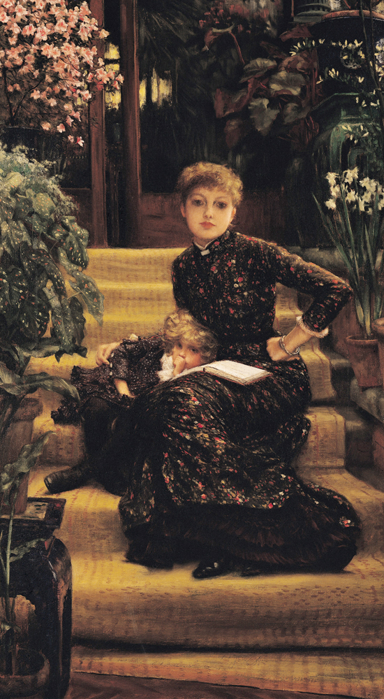 Mother and Child or The Older Sister a James Jacques Tissot