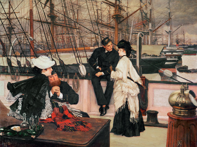 The Captain and the Mate a James Jacques Tissot