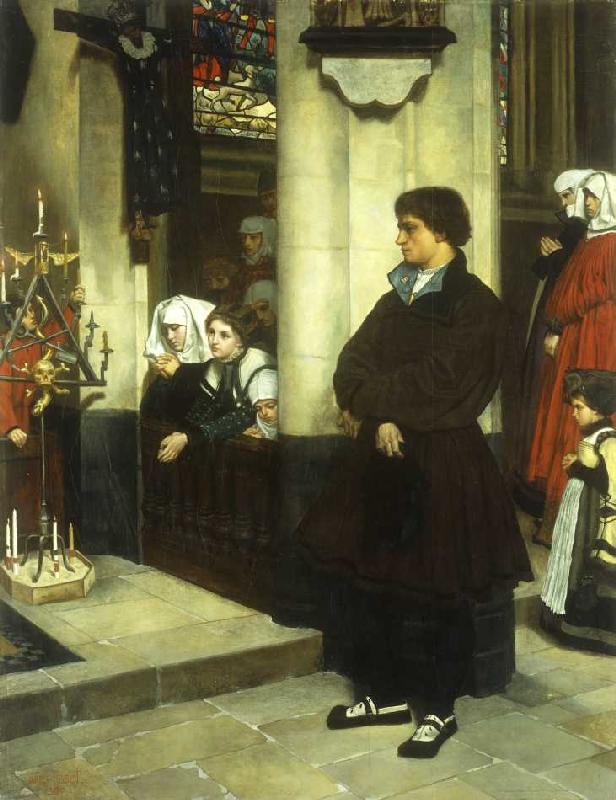 Martin Luther zweifelnd a James Jacques Tissot