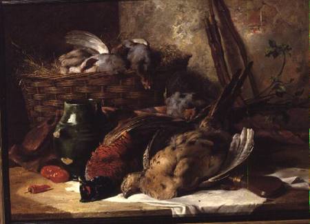 Still Life with Game Birds a James Jnr Hardy