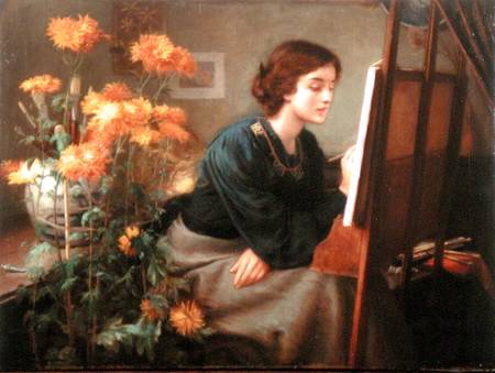 At the Easel a James N. Lee