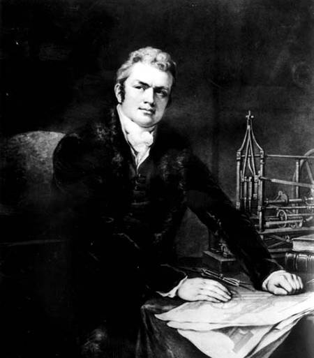 Sir Marc Isambard Brunel (1769-1849) 1812-13  (b&w photo) a James Northcote