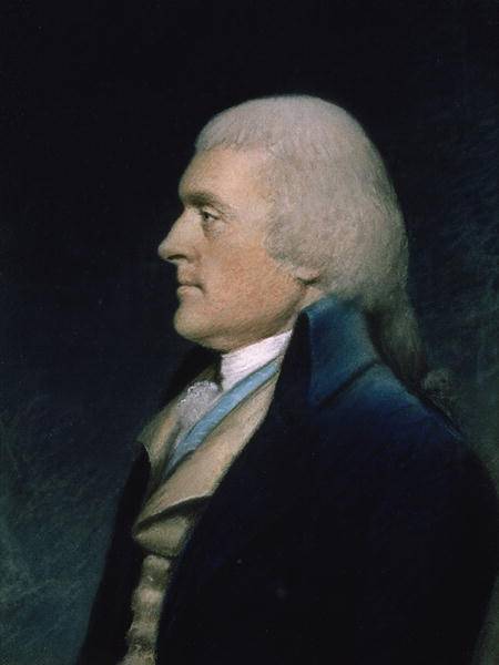 Thomas Jefferson a James Sharples