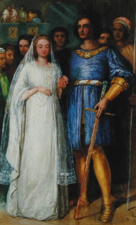 The Knight's Bridal a James Smetham