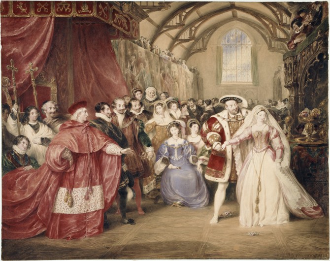 The Banquet of Henry VIII in York Place a James Stephanoff