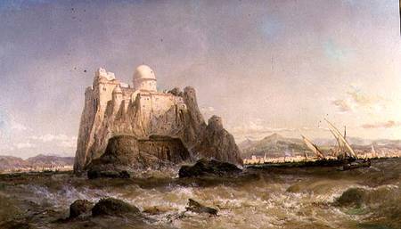 A Castle off the Mediterranean Coast a James Webb