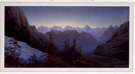 Dawn in the Alps a James Whittet Smith