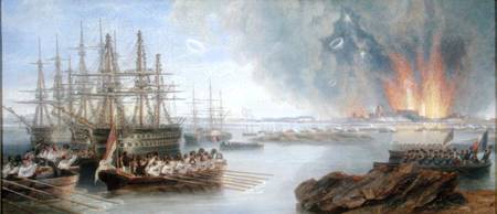 The Bombardment of Sebastopol a James Wilson Carmichael