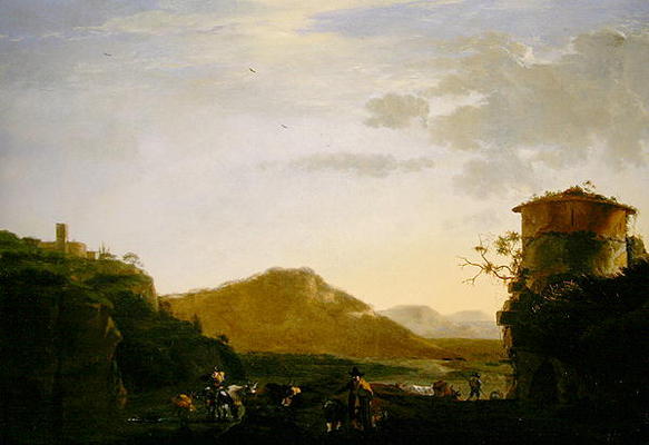 Landscape (oil on canvas) a Jan Asselijn