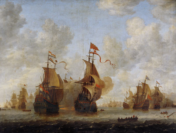 Naval battle. a Jan Beerstraaten