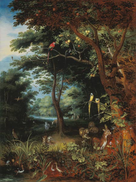 The Earthly Paradise a Jan Brueghel il Vecchio