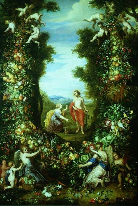 Christ and Mary Magdalene a Jan Brueghel il Vecchio