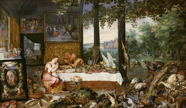 The sense of taste a Jan Brueghel il Vecchio