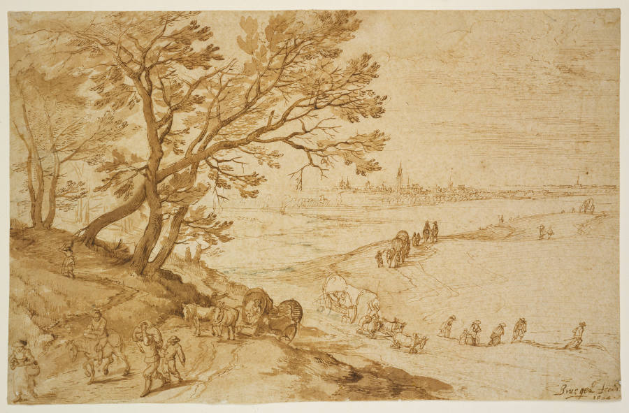 Landschaft mit Blick auf Antwerpen a Jan Brueghel il Vecchio