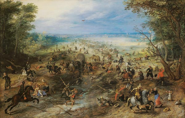 J.Brueghel d.Ä., Der Überfall a Jan Brueghel il Giovane