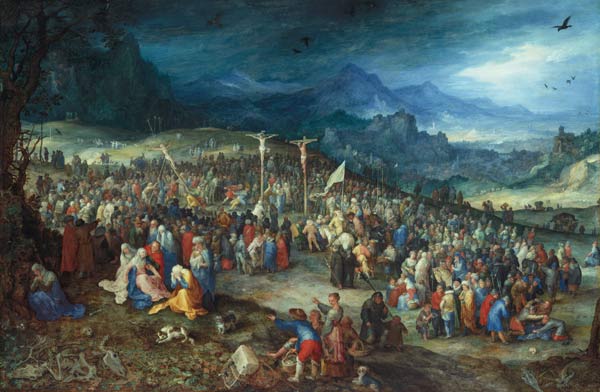 Jan Bruegel d.Ä., Kreuzigung Christi a Jan Brueghel il Giovane