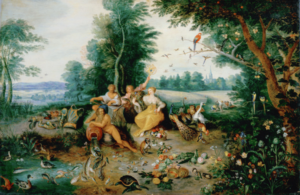 The Four Elements (panel) a Jan Brueghel il Giovane