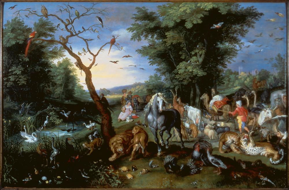 Der Einzug der Tiere in die Arche Noah a Jan Brueghel il Giovane