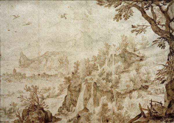 J.Brueghel d.Ä., Gebirgslandschaft a Jan Brueghel il Giovane
