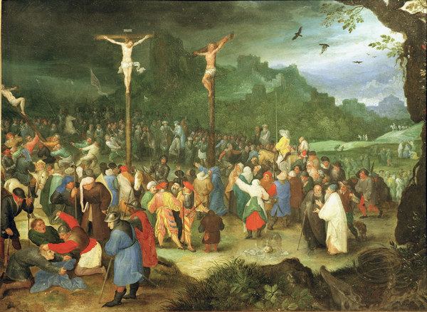 J.Brueghel d.Ä., Kreuzigung Christi a Jan Brueghel il Giovane