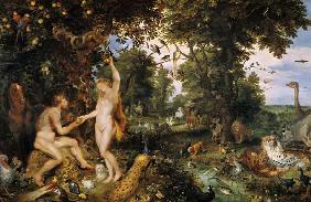 Adam and Eve in Paradise