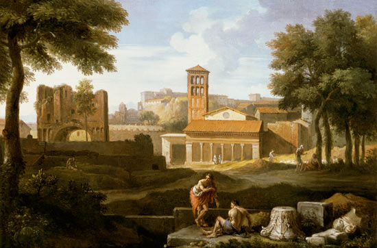 View of Tivoli a Jan Frans van Bloemen