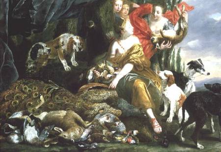 Diana and her handmaidens after the hunt a Jan Fyt