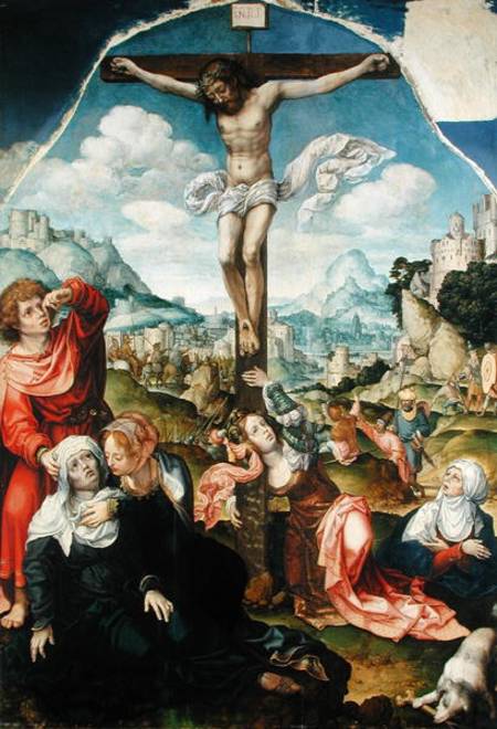 The Crucifixion a Jan Gossaert