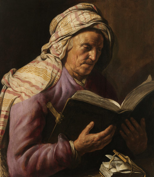 Old Woman Reading a Jan Lievens