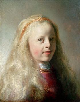 Portrait of a young girl.