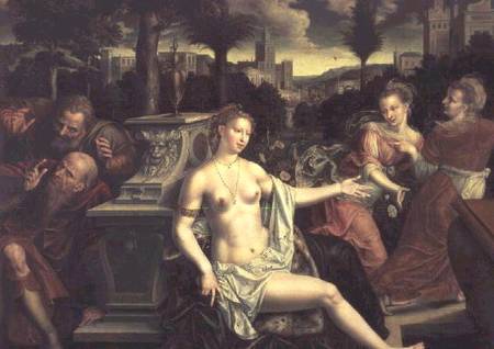 Susanna and the Elders a Jan Massys or Metsys