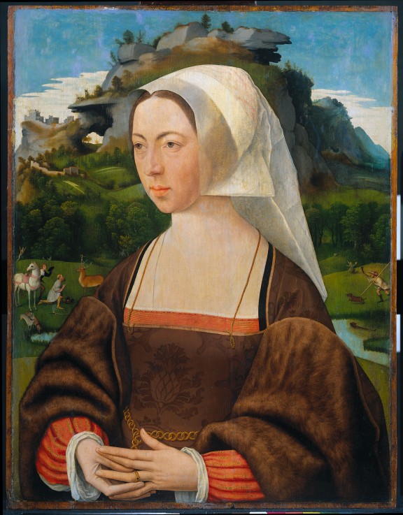 Portrait of a Woman a Jan Mostaert