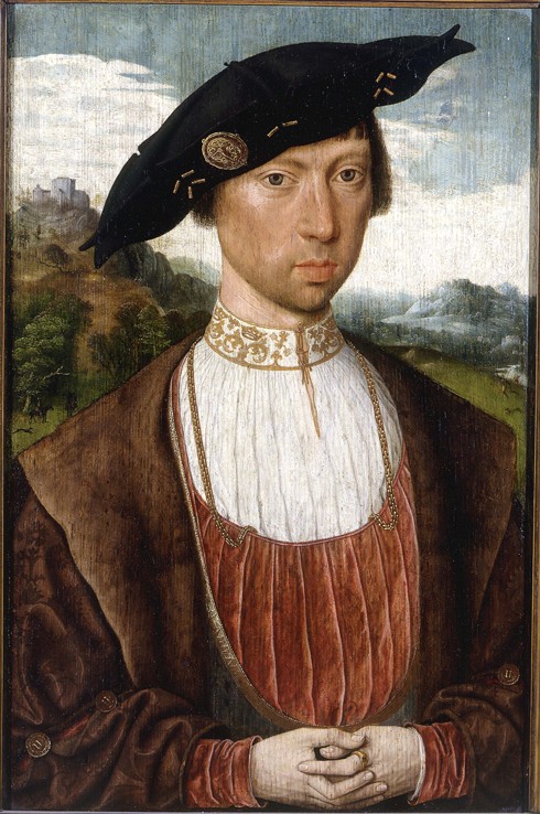 Portrait of Joost van Bronkhorst a Jan Mostaert