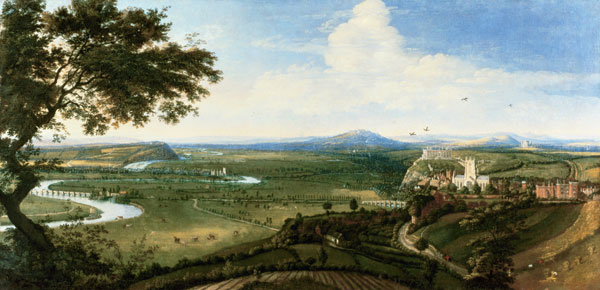 View of Nottingham from the East a Jan Siberechts