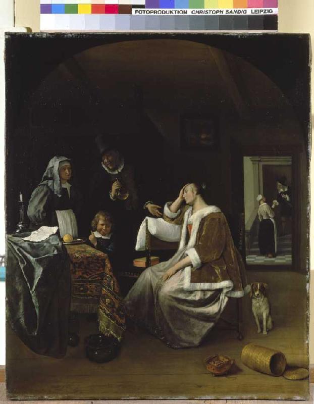 The love sick person a Jan Havickszoon Steen