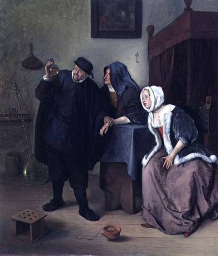 The Physician's Visit a Jan Havickszoon Steen