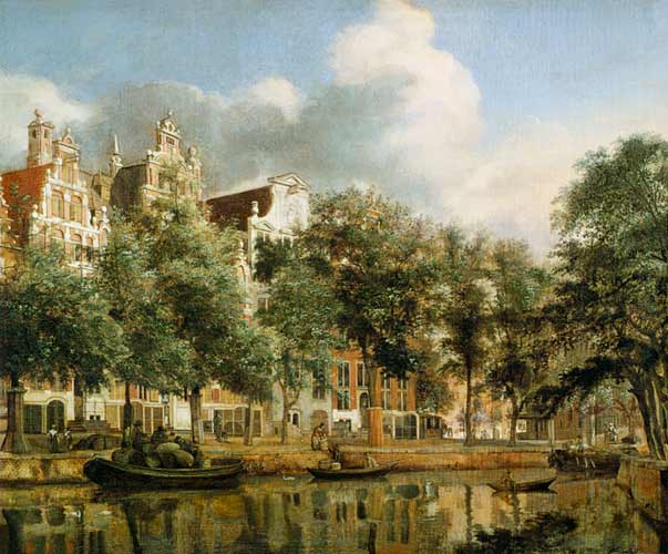 The Herengracht, Amsterdam a Jan van der Heyden