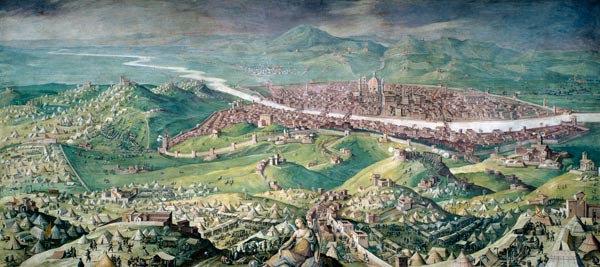 The Siege of Florence in 1530 a Jan van der Straet