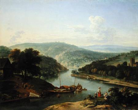 River Landscape a Jan van der the Younger Meer