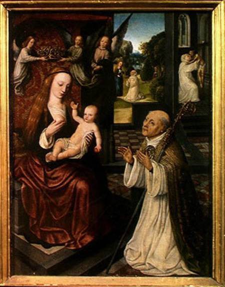 The Lactation of St. Bernard a Jan van Eeckele