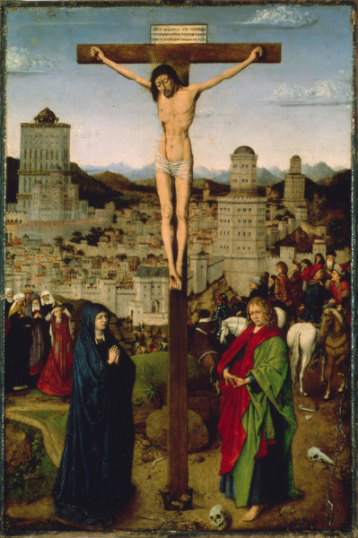 Crucifixion , Hubert van Eyck a Jan van Eyck