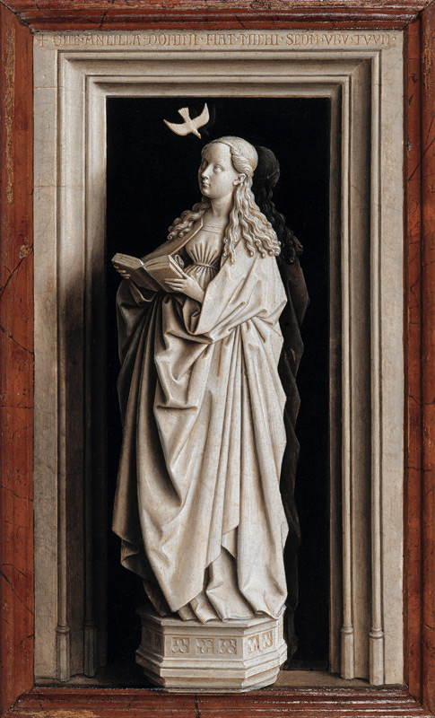 Diptych of the Annunciation a Jan van Eyck