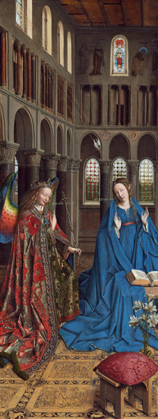The Annunciation a Jan van Eyck
