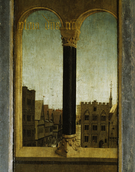 Ghent Altar, town a Jan van Eyck