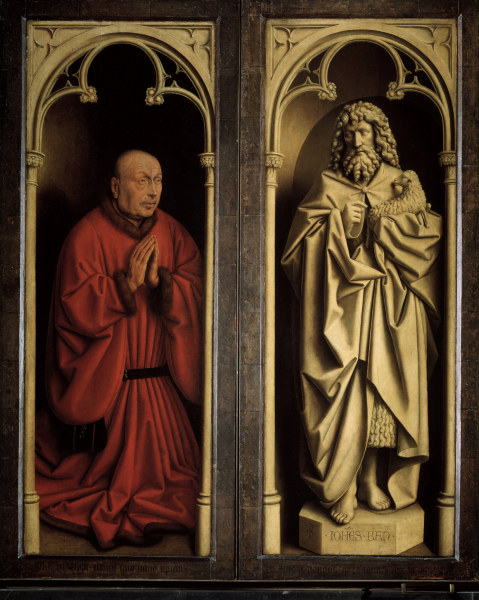 Jodocus Vijd, Donor portrait, Ghent Alt. a Jan van Eyck