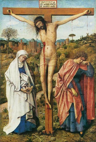 Crucifixion a Jan van Eyck